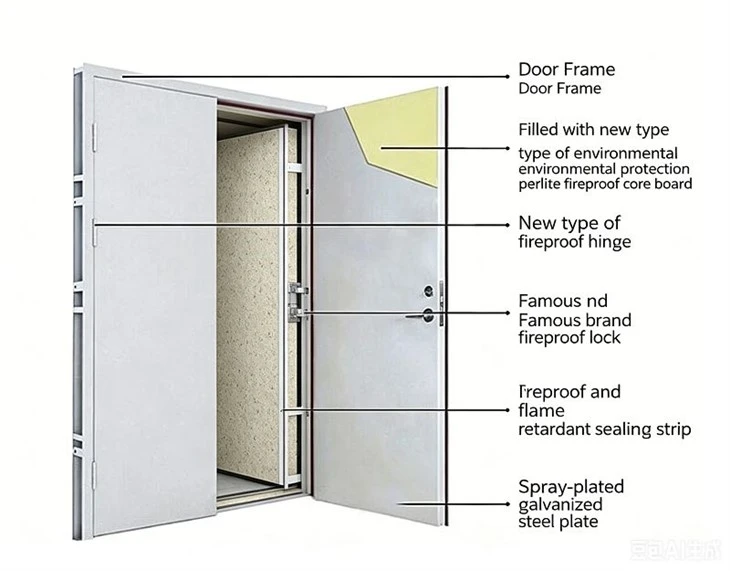 Normally Open Fire Door factory